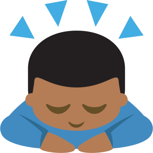 person bowing deeply tone 4 emoji