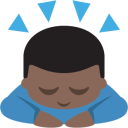 person bowing deeply tone 5 emoji
