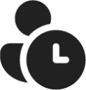 Person Clock icon