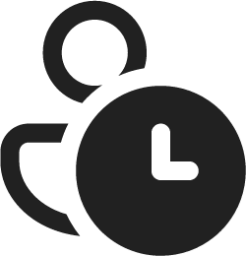 Person Clock icon