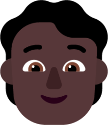 person dark emoji