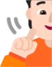 person deaf light emoji