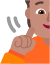 person deaf medium emoji