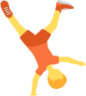 person doing cartwheel emoji