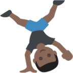 person doing cartwheel tone 5 emoji
