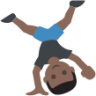 person doing cartwheel tone 5 emoji
