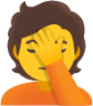 person facepalming emoji