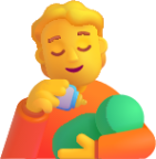 person feeding baby default emoji