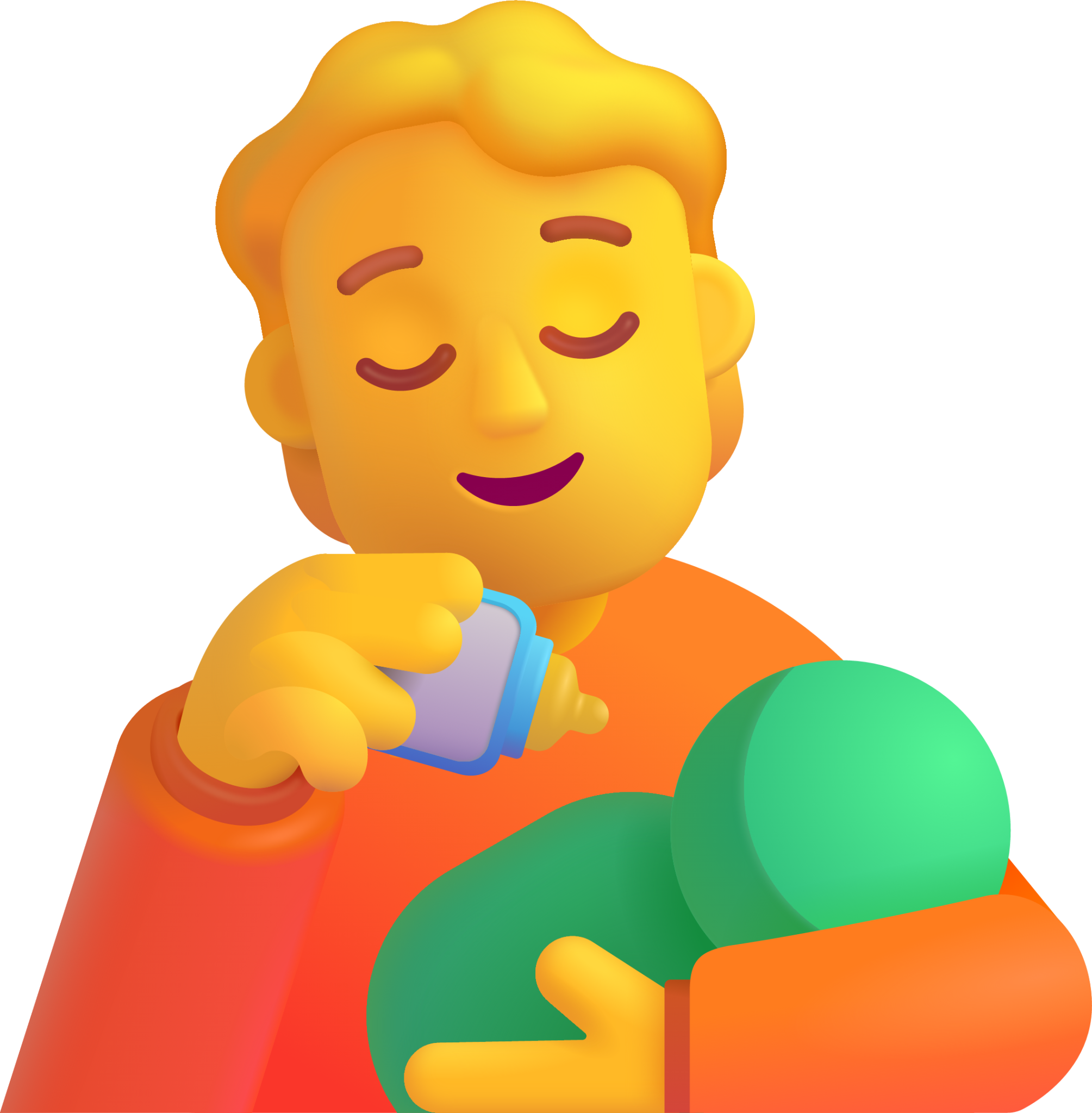 person feeding baby default emoji