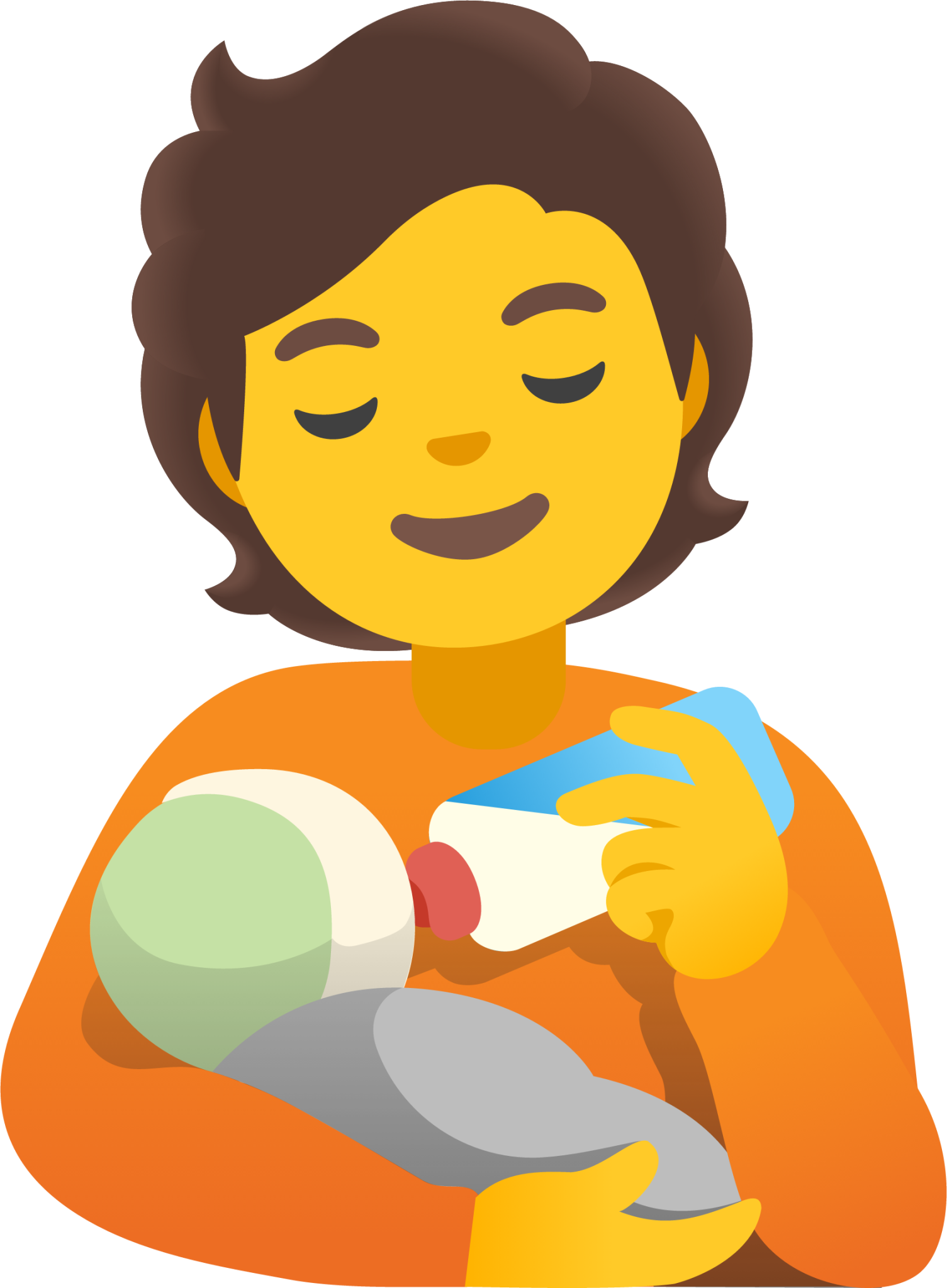 person feeding baby emoji