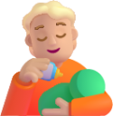 person feeding baby medium light emoji