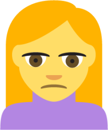 person frowning emoji