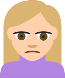 person frowning tone 2 emoji