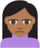 person frowning tone 4 emoji