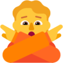 person gesturing no default emoji