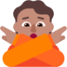 person gesturing no medium emoji