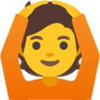 person gesturing OK emoji