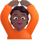 person gesturing ok medium dark emoji