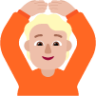 person gesturing ok medium light emoji