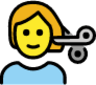 person getting haircut emoji
