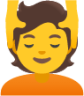 person getting massage emoji