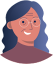 person glasses illustration