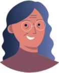 person glasses illustration