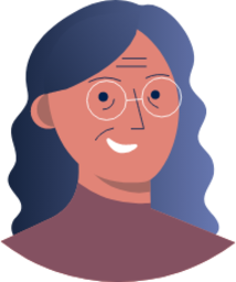 person glasses illustration