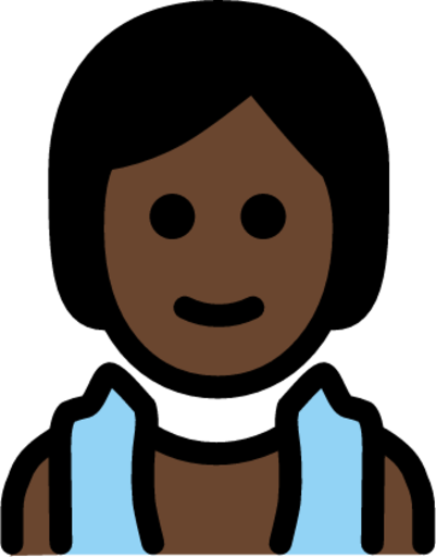 person in steamy room: dark skin tone emoji