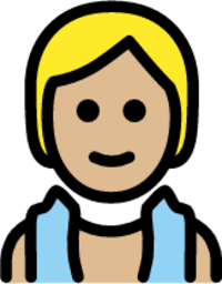 person in steamy room: medium-light skin tone emoji