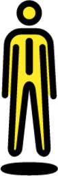 person in suit levitating emoji