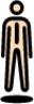 person in suit levitating: light skin tone emoji
