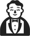 person in tuxedo emoji