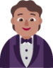 person in tuxedo medium emoji