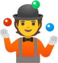 person juggling emoji