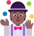 person juggling medium dark emoji