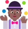 person juggling medium dark emoji