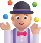 person juggling medium light emoji