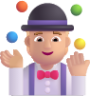 person juggling medium light emoji