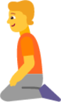 person kneeling default emoji
