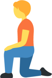 person kneeling emoji