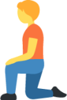 person kneeling emoji
