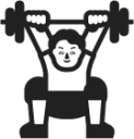 person lifting weights emoji