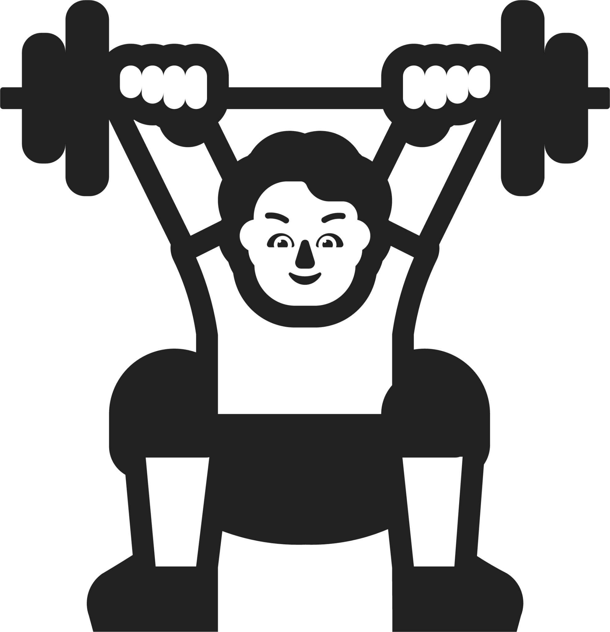 person lifting weights emoji