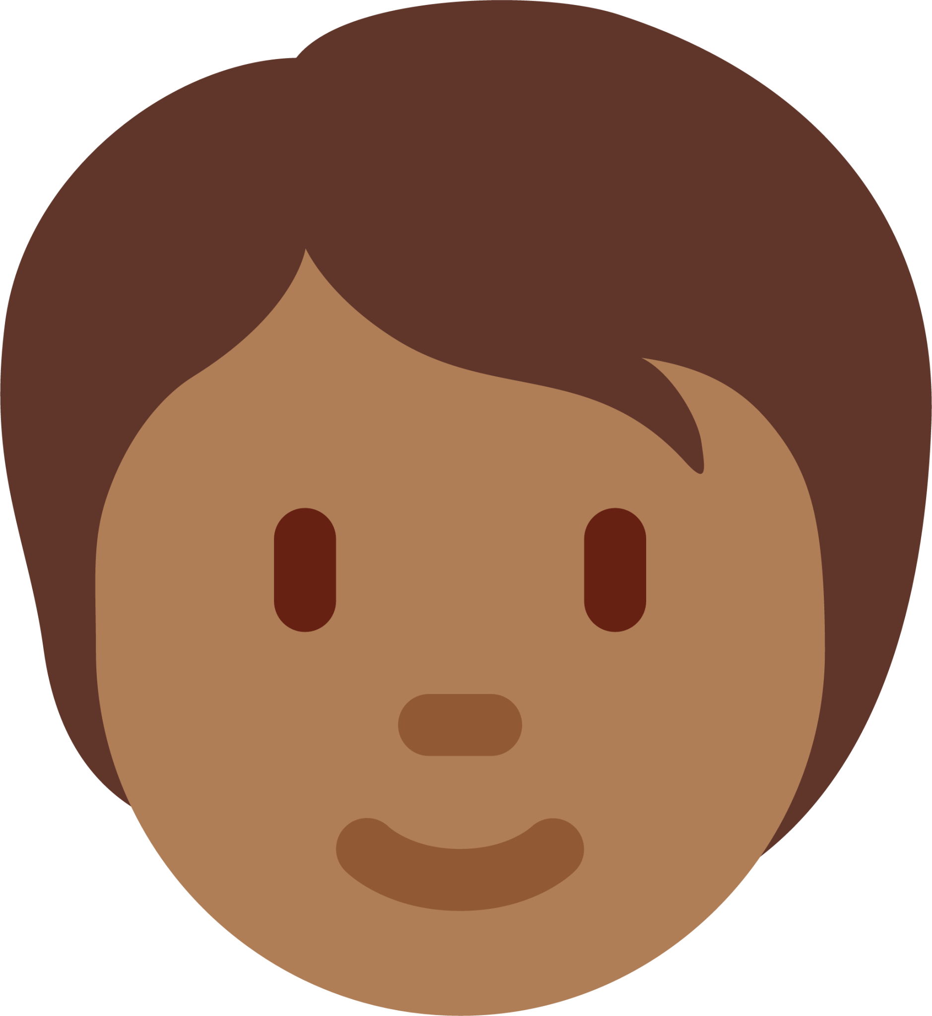 person: medium-dark skin tone emoji