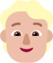 person medium light emoji