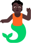 person merpeople dark emoji