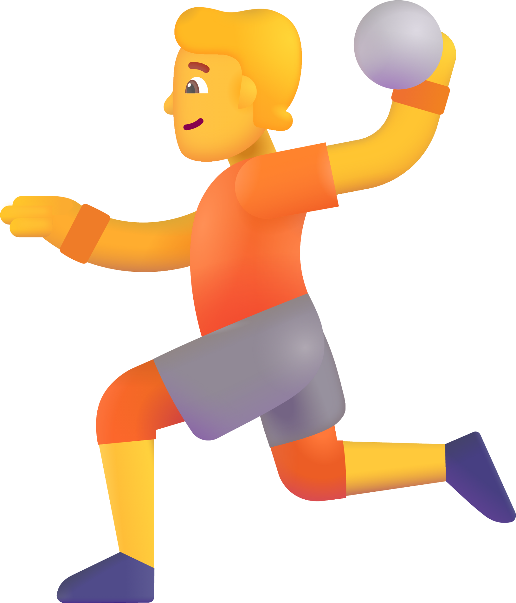 person playing handball default emoji
