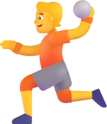 person playing handball default emoji