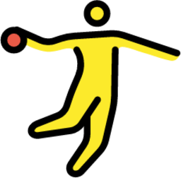 person playing handball emoji
